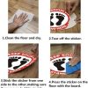 Safety distancing decal (5 pcs/set)